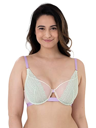 Dorina Ilaria Non Padded Bra Women Curve Daily Bra - D001156La065 - Green - 40Dd #TOP30