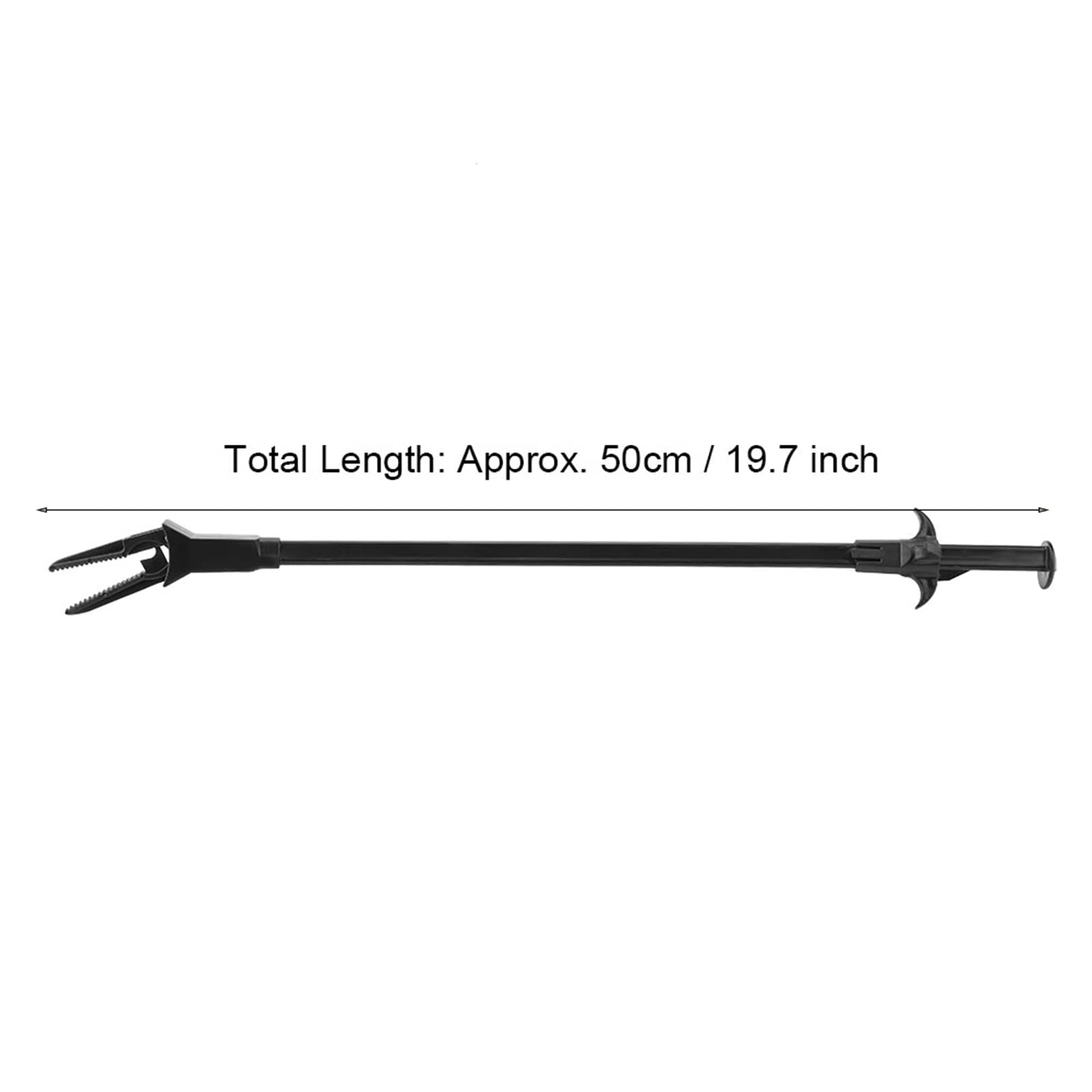 Pinza per piante acquarie, 50 cm, pinza per piante acquatiche, in plastica, lunga, adatta per la pulizia di acquari