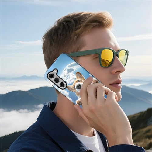 Coque Samsung S23 Plus silicone motif corgi imprimé - 7
