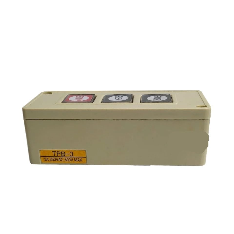 Box Power Push Button Switch 3 Position for Barrier Gates Gate Openers/Commercial Garage Door Opener Power