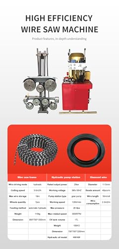 Hydraulic Wire Saw for Concrete Piles