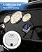 HZSIFU Marine-Automotive Fuel Level Gauge, 240-33ohm 0-190ohm 240-30ohm 0-180ohm 10-180ohm, LED Backlight, IP67 Waterproof, 2-inch Dial, Fits 2-1/16 in Opening, Boat, Car, Truck, RV, Generator, Yacht