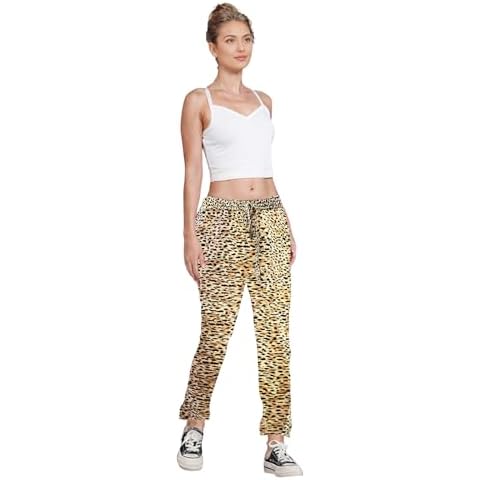 Women's Floral Full Length Summer Trousers Cover