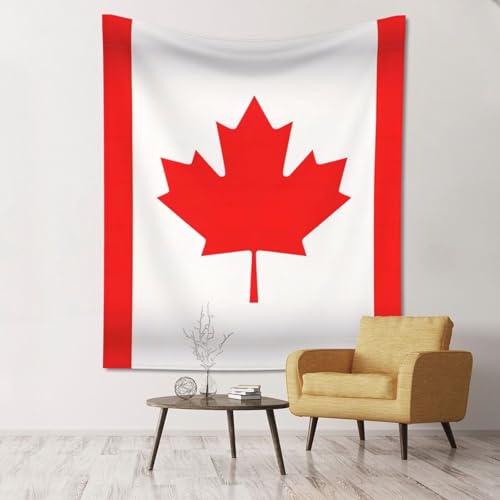 Tapisserie drapeau canadien SHuWeiD ultra douce et légère pour décoration murale