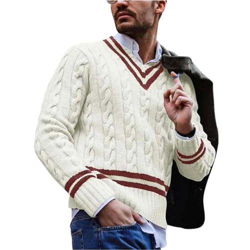 Pull tricoté vêtement chaud hiver homme col cheminée confortable