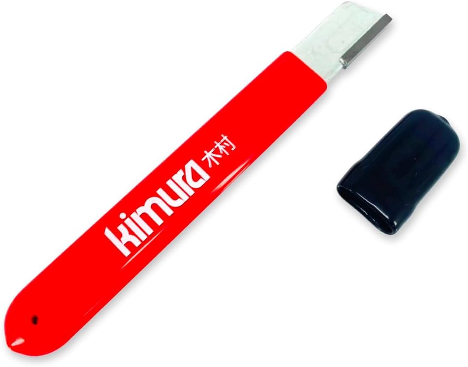 Kimura® 5” Pro Garden Tool Blade Sharpener - Premium Carbide Sharpener, Multipurpose Usage, Ideal for Pruners, Loppers, Garden Shears, Knives, Scissors & Hatchets, Ergonomic Non-Slip Vinyl Grip