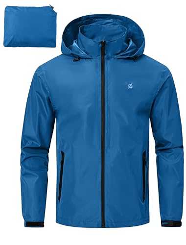 Veste de pluie imperméable homme à coutures soudées protection TPU léger