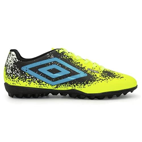 Chuteira Society Umbro Cosmic,Limão/Azul/Preto,41