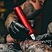Imagen de Kit Completo de Máquina de Tatuar Solong Inalámbrica con Pantalla LED y Batería de 1400mAh