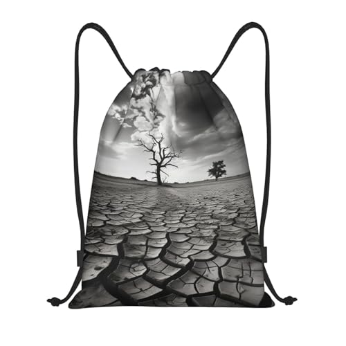 ASLKXOPEMG Mochila con cordón para deportes de sequía, bolsa de gimnasio, bolsa de cuerda para yoga, viajes, Negro, S