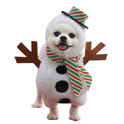 Disfraz de perro Snowman Halloween Talla L