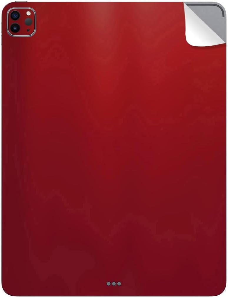 SopiGuard Sticker Skin for 2025 iPad Pro 11" M5 Model A3357 Precision Edge-to-Edge Vinyl Decal Rear and Sides Panel (Satin Wine Red)