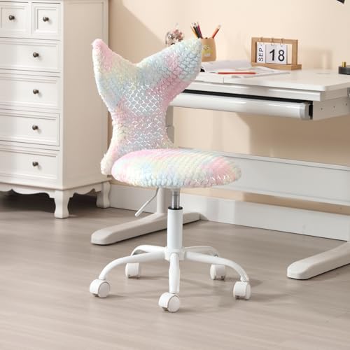 chairus Kunstfell Kinder Schreibtischstuhl für Kinderzimmer...