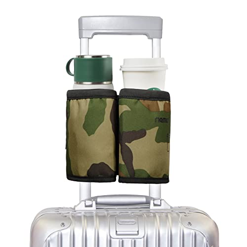 Riemot Portavasos De Viaje Con Manos Libres, Soporte Para Dos Tazas De Café, Apto Para Asas De Maleta Enrollables, Regalos Para Compañero De Vuelo, Accesorios De Viaje Riemot Portavasos De Viaje Con Manos Libres, Soporte Para Dos Tazas De Café, Apto Para Asas De Maleta Enrollables, Regalos Para Compañero De Vuelo, Accesorios De Viaje