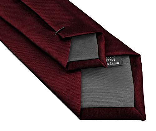 Moda Di Raza Clipon Neckties |Clip-On Regular Kids Neck Ties | Boys Clip On Skinny| Formal Wedding Uniform - Burgundy #TOP2