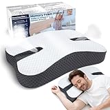 SAHEYER Anti-Snoring Pillow for Side Sleepers, Stop Snore Aid with Memory Foam,...