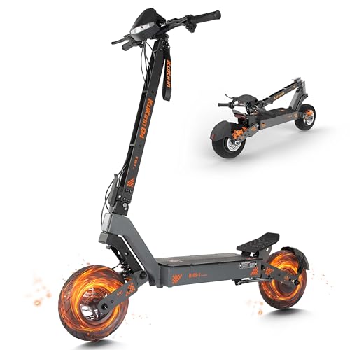 Kukirin G4 Electric Scooter Adult E Scooter 60V 20Ah Battery up to 75Km Long Range 11 Inch All Terrain Pneumatic Tire Folding E-Scooters with Dual Suspension & LED Display for Adults and Teens