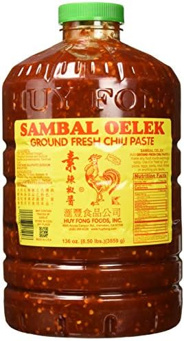 Huy Fong Sambal Oelek, 8.5 Pound ,Chili,136 Ounce