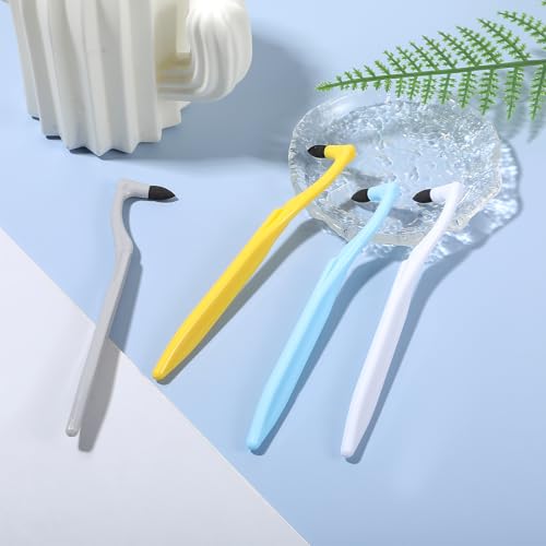 JJUNW 4 Stück Zahnsteinentferner, Professionelle Zahnreinigung Zahnpflege Zahnpolierer Zahnbürste Teeth Stain Remover Zahnpflege Zahnradierer für Zahnsteinentfernung