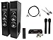 Rockville Bluetooth Home Theater/Karaoke Machine System w/(2) Wireless Mics+Subs