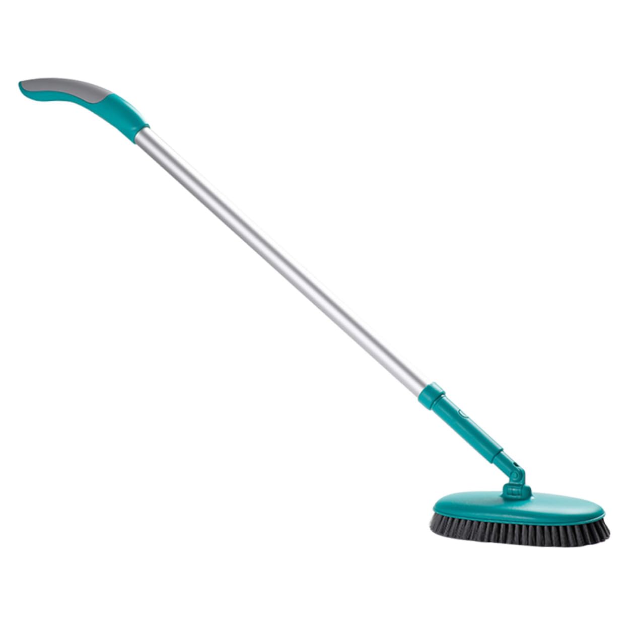 Brosse de nettoyage sols carrelage manche long accessoire brosse sol vert