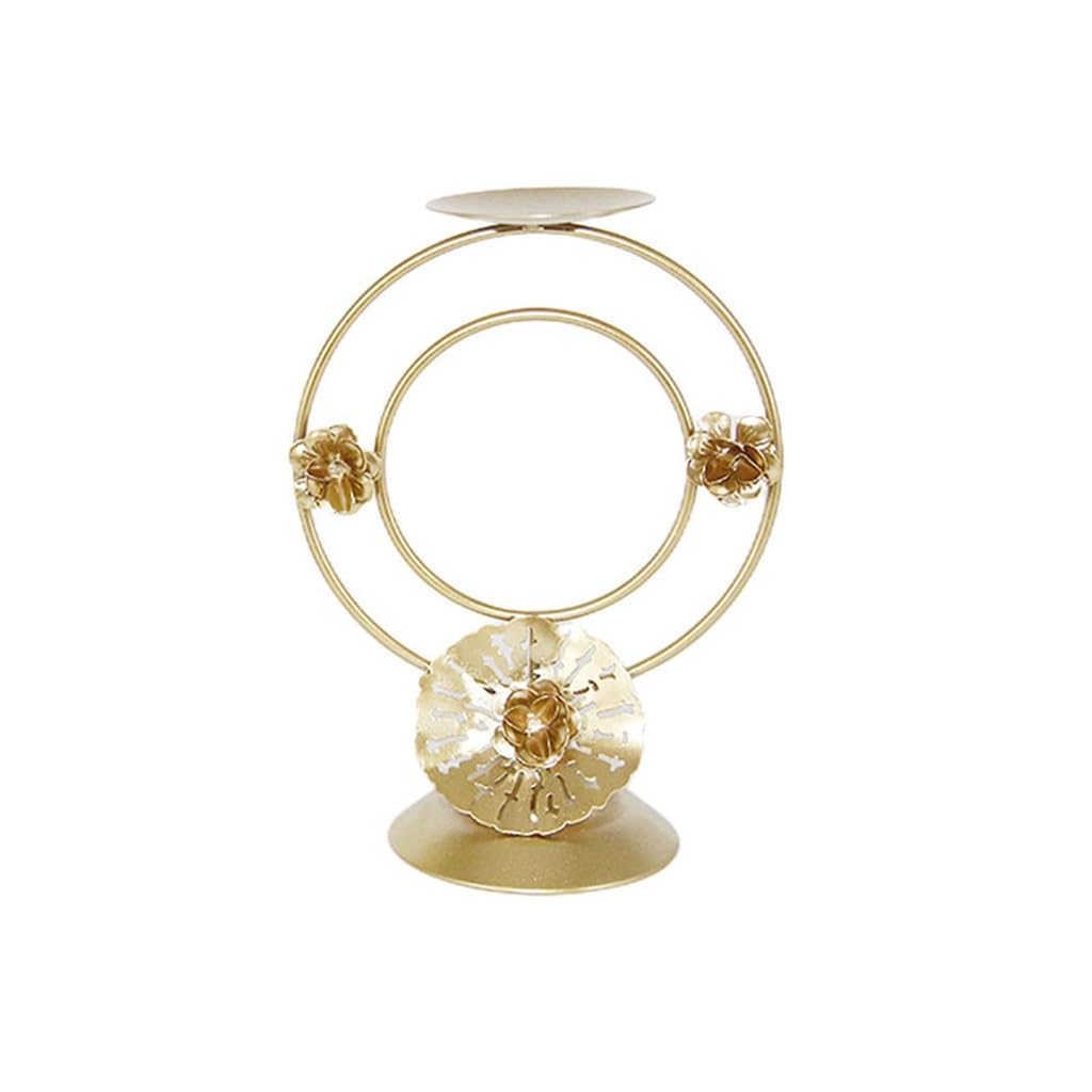 HTTGDGDH Carved Candle Holder Iron Aroma Candle Holder Jewelry Arrangement,