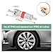 Ziciner 10 PCS Car Tire Valve Stem Cores, Premium TPMS Safe Nickel Plated Auto Valve Cores, Universal Vehicle Tire Repair Valves for Cars, SUVs, Bicycles, Trucks, Motorcycles