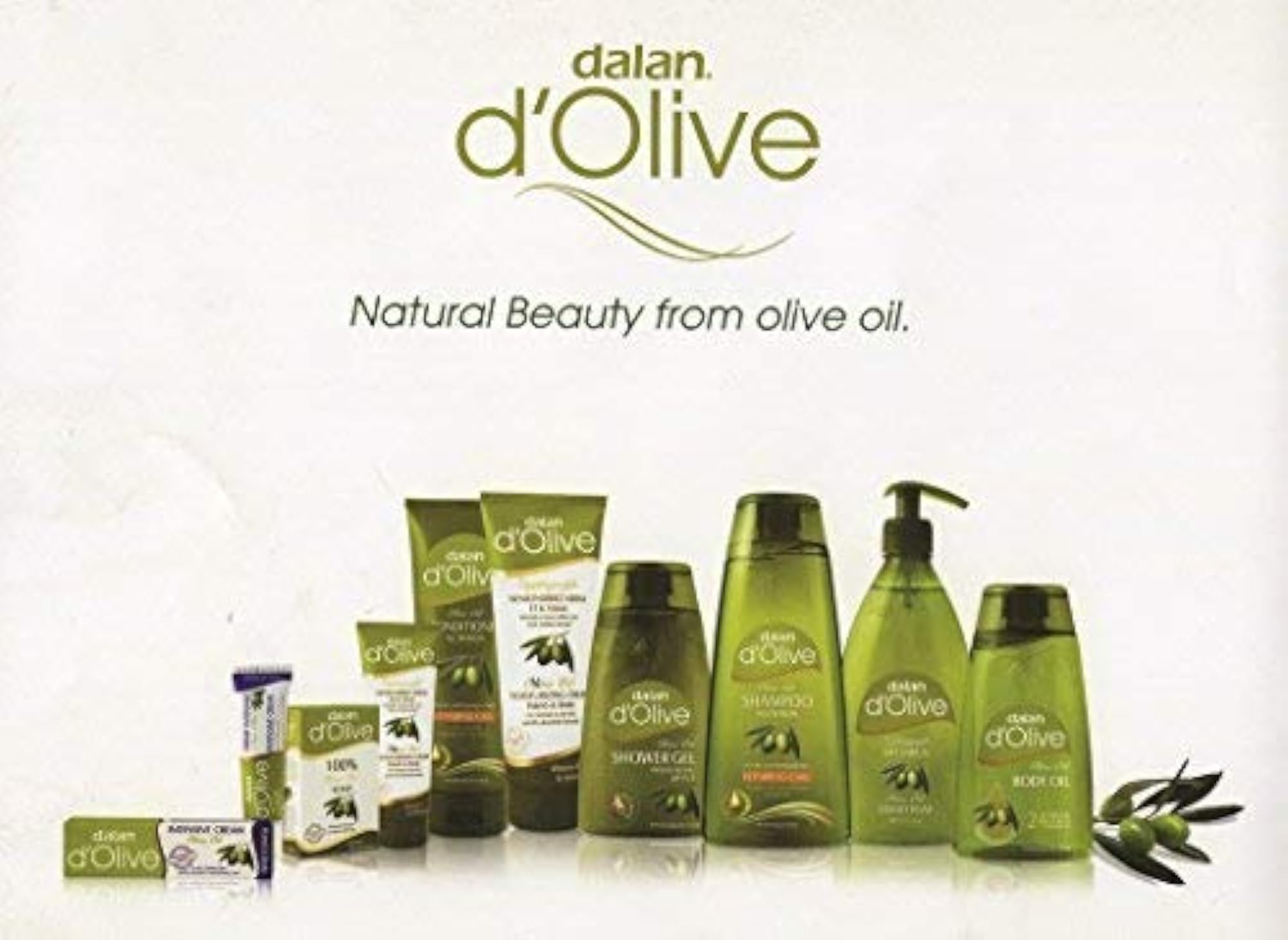 d'Olive Pure Olive Oil Shower Gel Combo Pack, 250 ml each
