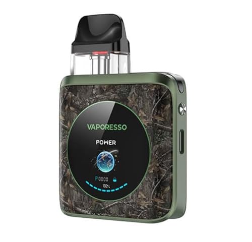 XROS 4 Nano Vape Kit 1350mAh Built-In Battery, 15-30W Output Range - Nicotine Free - Compatible with Vaporesso - No Nicotine (Camouflage)
