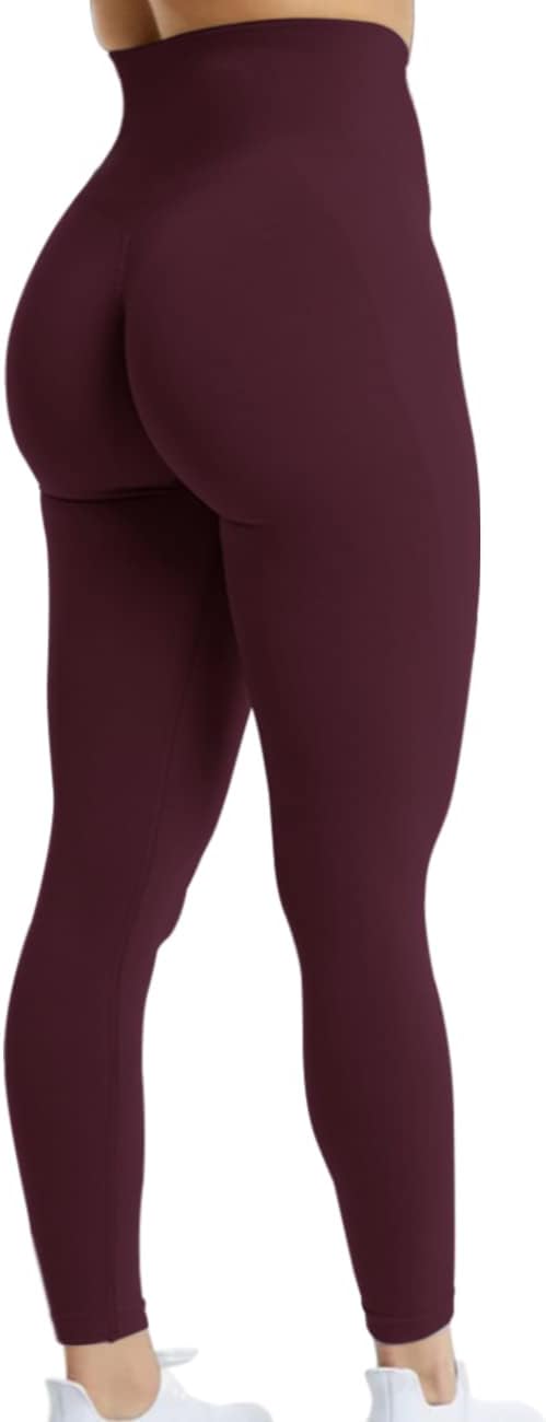A AGROSTE Amplify Seamless Butt Lifting Leggings for Women Booty High Waisted Workout Yoga Pants Scrunch Tiktok Gym Leggings : Clothing, Shoes & Jewelry