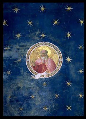 Affiche le prophète Isaïe Giotto Di Bondone impression toile murale salon 60x90cm
