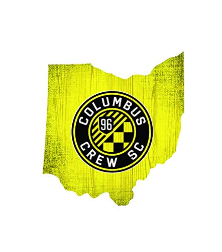 MLS Columbus Crew Unisex Columbus Crew Team Color Logo State Sign, Team Color, One Size