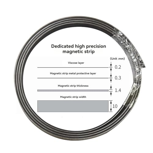 Escala magnética de alta precisión LP02 para optimizar lecturas DRO con cinta de 1 m 5