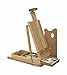Creative Mark Cezanne Half Box French Easel - Oiled Elm Wood Plein Air Artist Easel, Holds Canvas Up to 33