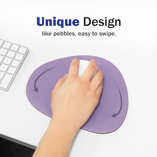 Image of Mouse pad, Non-Slip Washable Waterproof Computer Mouse pad (Lavender Purple)