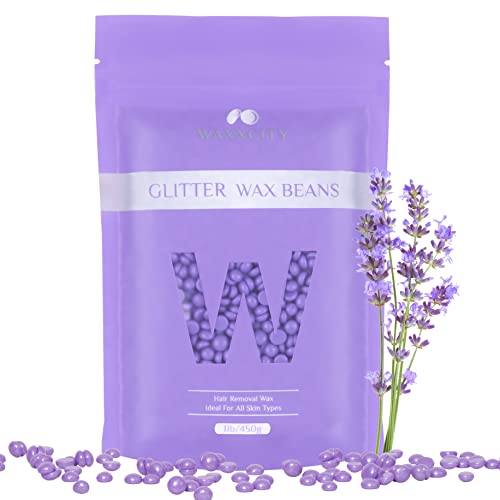 Waxxcity Hard Wax Beads 1Lb Lavender #TOP7