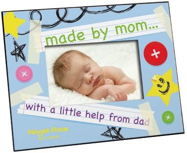 Miniatura 1 de Personalizado Marco de bebé recién nacido, Sostiene Un 3.5" x 5" o 4" x 6" Foto