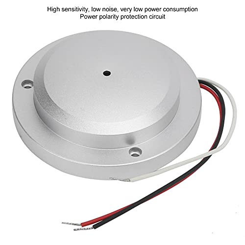 PUSOKEI Microfone CCTV, captador de vigilância de alta sensibilidade, microfone DVR com sistema de 3