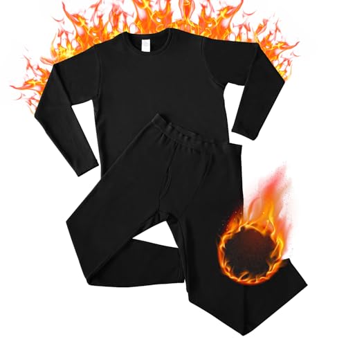 North Bund Ensemble de sous-vêtements thermiques pour homme en polaire intérieure Sous-vêtements de ski Pantalons thermiques Hiver Sous-vêtements fonctionnels 210g/m², S