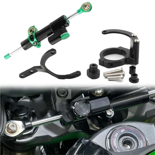Amortisseur de direction Kawasaki ZH2 anti-guidonnage : kit de stabilisation CNC