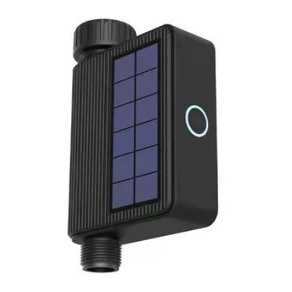Oewwthy Solar Sprinkler Tuya Smart WiFi Watering Timer Drip Irrigation System Built-in Water Recorder