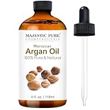 MAJESTIC PURE Moroccan Argan Essential Oil | 100% Pure and Natural Argan Oil | Premium Grade Essential Oils for Hair Care, Home Diffusers, Skin, Aromatherapy, Massage and Humidifiers | 4 Fl Oz