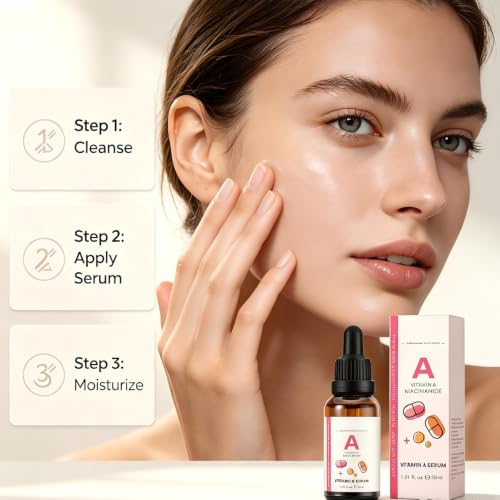 Image of Dark Spot Corrector With Anti-Aging Melasyl + 10% Niacinamide, Discoloration Correcting Serum for Sun Spots, Age Spots & Post-Acne Marks Korean Skincare | 1.01 fl.oz. (Vitamin A essence)