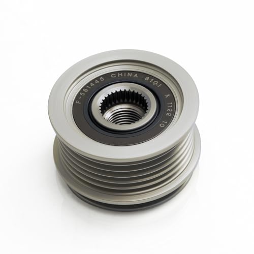 Yiklwwy 06H903119B Clutch Pulley 06H903201D Replacement For Audi A1 A3 A4 A5 A6 A7 Q2 Q3 Q5 TT VW Golf Jetta Passat Scirocco Tiguan Transporter Skoda Seat