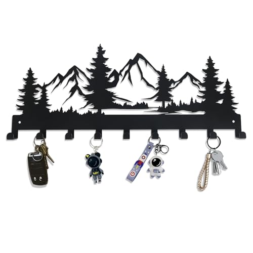 CatTerranM Metal Key Holder, Wall Mounted Key Hooks, Key Holder