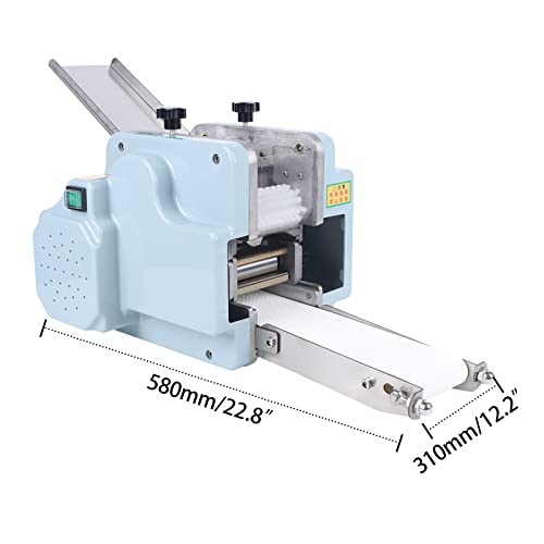 110V 140W Commercial Dumpling Skin Machine, Electric Dumpling Wrapper Maker, Round Mold Dough Processing Machine 40Pcs/Min #TOP1