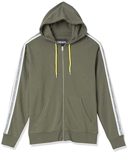 Diesel Men's UMLT-Brandon-Z Sweat-Shirt, Green, XX-Large