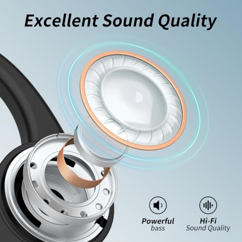CXK Bone Conduction Headphones Bluetooth 6.0 Open Ear Wireless with Mic