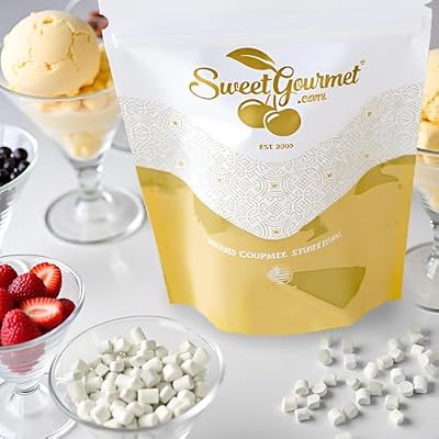 SweetGourmet Vanilla Dehydrated Marshmallow Bits, Charms Cereal Marshmallows 1.5 Pound