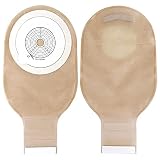 Jctracy 20 PCS Colostomy Bags，One-Piece Ostomy Pouch Barrier with Stripes Colostomy Bag Max Cut 15-